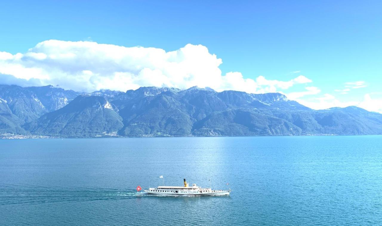 La Gremillette Gourmande Lavaux Rivaz Exterior foto