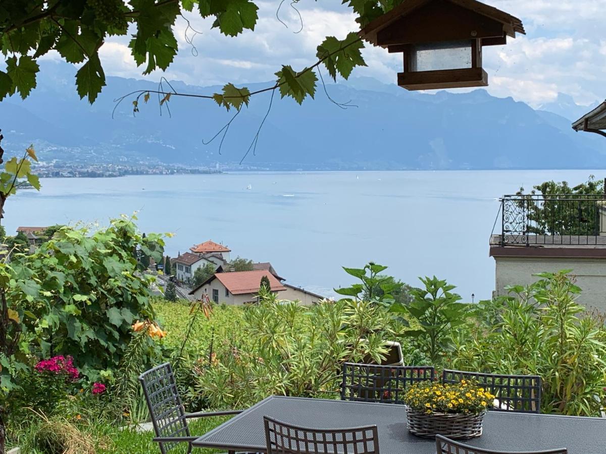 La Gremillette Gourmande Lavaux Rivaz Exterior foto